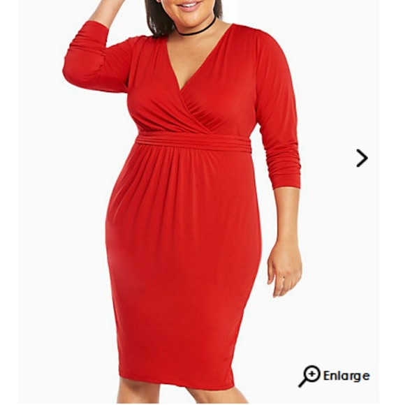 torrid red dress
